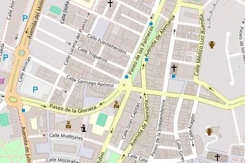 Mapa de la zona de Macías Belmonte 27, Huelva